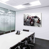 God of War Kratos Kampf Leinwandbild / Ak Art Bilder / Leinwand Bild + Mehrf...