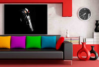 Hitman Pistole Cool Leinwandbild / AK Art Bilder / Leinwand Bild + Mehrfarbi...