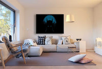 Batman Schwarz Maske Leinwandbild / LaraArt Bilder / Leinwand Bild + Mehrfarb...