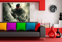 Crysis Bogen Game Leinwandbild / AK Art Bilder / Leinwand Bild + Mehrfarbig + K