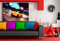 Need for Speed Car Japan Leinwandbild Auto / AKArt Bilder / Leinwand Bild Mehrfarbig