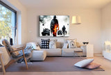 Battlefield Staub Krieg Game Leinwandbild / AK Art Bilder / Leinwand Bild TOPXXL