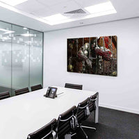 World of Warcraft Leinwandbild / Ak Art Bilder / SchwarzWeiß + Kunstdruck XXL