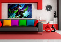 Leinwandbild World of Warcraft Ilidan Hero AK ART Kunstdruck