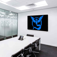 Pokemon GO Team Blau Arktos Leinwandbild AK ART Wanddeko Wandbild Kunstdruck TOP