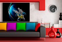 Pokemon GO Mega Turtok Leinwandbild AK ART Bilder Wanddeko Wandbild Kunstdruck