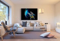 Pokemon GO Mega Turtok Leinwandbild AK ART Bilder Wanddeko Wandbild Kunstdruck