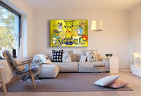 Pokemon GO Pikachu Emolga DedenneMinun Cydaqui Pachirisu Leinwandbild Kunstdruck