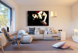 Vampir Mädchen Leinwandbild AK Art Bilder Wanddeko Wandbild Kunstdruck TOP XXL