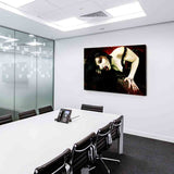 Vampir Mädchen Leinwandbild AK Art Bilder Wanddeko Wandbild Kunstdruck TOP XXL