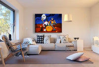 Happy Halloween Kinder Leinwandbild AK Art Bilder Wanddeko Wandbild Kunstdruck