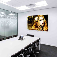 Sexy Vampir Mädchen Leinwandbild AK Art Bilder Wanddeko Wandbild Kunstdruck XXL
