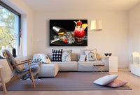 Cocktail Eis Frucht Leinwandbild AK Art Bilder Mehrfarbig Kunstdruck Wandbild