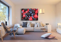 Beeren Sorten Leinwandbild AK Art Bilder Mehrfarbig Kunstdruck Wandbild TOP XXL