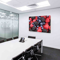 Beeren Sorten Leinwandbild AK Art Bilder Mehrfarbig Kunstdruck Wandbild TOP XXL