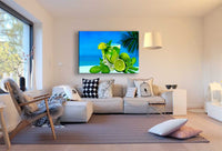 Lime & Minze Leinwandbild AK Art Bilder Mehrfarbig Wandbild Kunstdruck TOP XXL