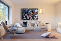 Beere Leinwandbild AK Art Bilder Mehrfarbig Wandbild Kunstdruck Wanddeko TOP XXL