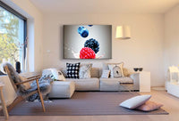Früchte & Abstrakt Leinwandbild AK Art Bilder Mehrfarbig Wandbild Kunstdruck XXL