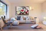 Jogurt Leinwandbild AK Art Bilder Mehrfarbig Wandbild Kunstdruck Wanddeko XXL