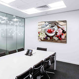 Jogurt Leinwandbild AK Art Bilder Mehrfarbig Wandbild Kunstdruck Wanddeko XXL