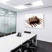 Schoko Kuchen Süß Leinwandbild AK Art Bilder Mehrfarbig Kunstdruck Wandbild XXL