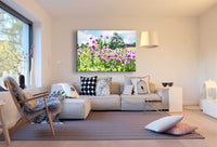 Lauch Sommer Wiese Leinwandbild AK Art Bilder Mehrfarbig Kunstdruck Wandbild