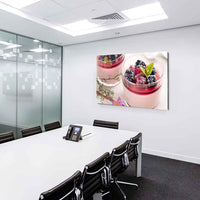 Himbeeren Leinwandbild AK Art Bilder Kunstdruck XXL Wandbild Wanddeko TOP XXL