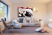 Sushi Leinwandbild AK Art Bilder Mehrfarbig Kunstdruck XXL Wandbild Wanddeko TOP