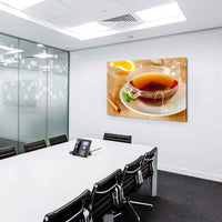 Tee Tasse Minze Leinwandbild AK Art Bilder Mehrfarbig Kunstdruck XXL Wandbild