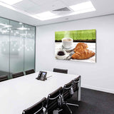 Kaffee Croissant Marmelade Leinwandbild AK Art Bilder Mehrfarbig Kunstdruck XXL