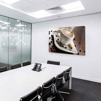 Kaffe Kaffebohnen Tasse Leinwandbild AK Art Bilder Mehrfarbig Kunstdruck XXL