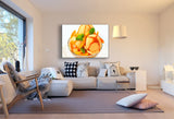 AK Art Bilder Eis Mango Minze Leinwandbild Mehrfarbig Kunstdruck XXL Wandbild