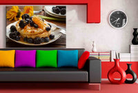 Früchte Honig Kuchen Leinwandbild AK Art Bilder Mehrfarbig Kunstdruck XXL TOP