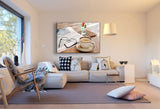 Brille Kaffee Leinwandbild AK Art Bilder Mehrfarbig Kunstdruck XXL Wandbild TOP