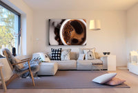 Kaffeetasse Leinwandbild AK ART Kunstdruck Mehrfarbig Wandbild Wanddeko TOP XXL