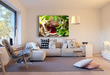 Tee Minze Leinwandbild AK Art Bilder / Mehrfarbig Kunstdruck XXL Wandbild TOP