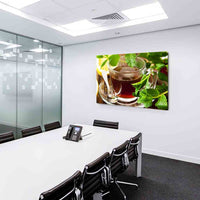 Tee Minze Leinwandbild AK Art Bilder / Mehrfarbig Kunstdruck XXL Wandbild TOP