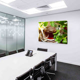 Tee Minze Leinwandbild AK Art Bilder / Mehrfarbig Kunstdruck XXL Wandbild TOP