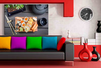 Sushi Leinwandbild AK Art Bilder Mehrfarbig Kunstdruck XXL Wandbild Wanddeko TOP
