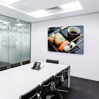 Sushi Leinwandbild AK Art Bilder Mehrfarbig Kunstdruck XXL Wandbild Wanddeko