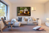 Tee Jasmin Zucker Leinwandbild AK Art Bilder Mehrfarbig Kunstdruck XXL Wandbild
