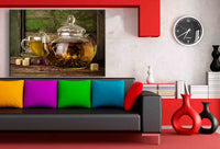 Tee Jasmin Zucker Leinwandbild AK Art Bilder Mehrfarbig Kunstdruck XXL Wandbild
