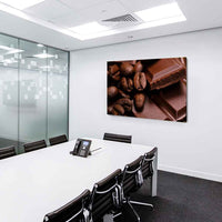 Kaffeebohnen Schokolade Leinwandbild AK Art Bilder Mehrfarbig Kunstdruck XXL