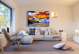 Ozean & Segelschiff Leinwandbild AK Art Bilder Mehrfarbig Wandbild kunstdruck