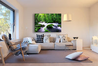 Quelle & Wald Leinwandbild AK Art Bilder Mehrfarbig Wandbild Kunstdruck TOP XXL