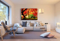 Magische Wald Leinwandbild LaraArt Bilder Mehrfarbig Wandbild