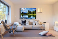 Wald & See Leinwandbild AK Art Bilder Mehrfarbig Wandbild Kunstdruck Wanddeko