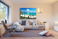 Meer & Strand Leinwandbild AK Art Bilder Mehrfarbig Wandbild Kunstdruck Wanddeko