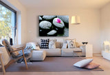 Meditationssteine Leinwandbild AK Art Bilder Mehrfarbig Wandbild Kunstdruck XXL