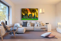Stonehenge Abstrakt Natur Leinwandbild AK Art Bilder Mehrfarbig Kunstdruck XXL